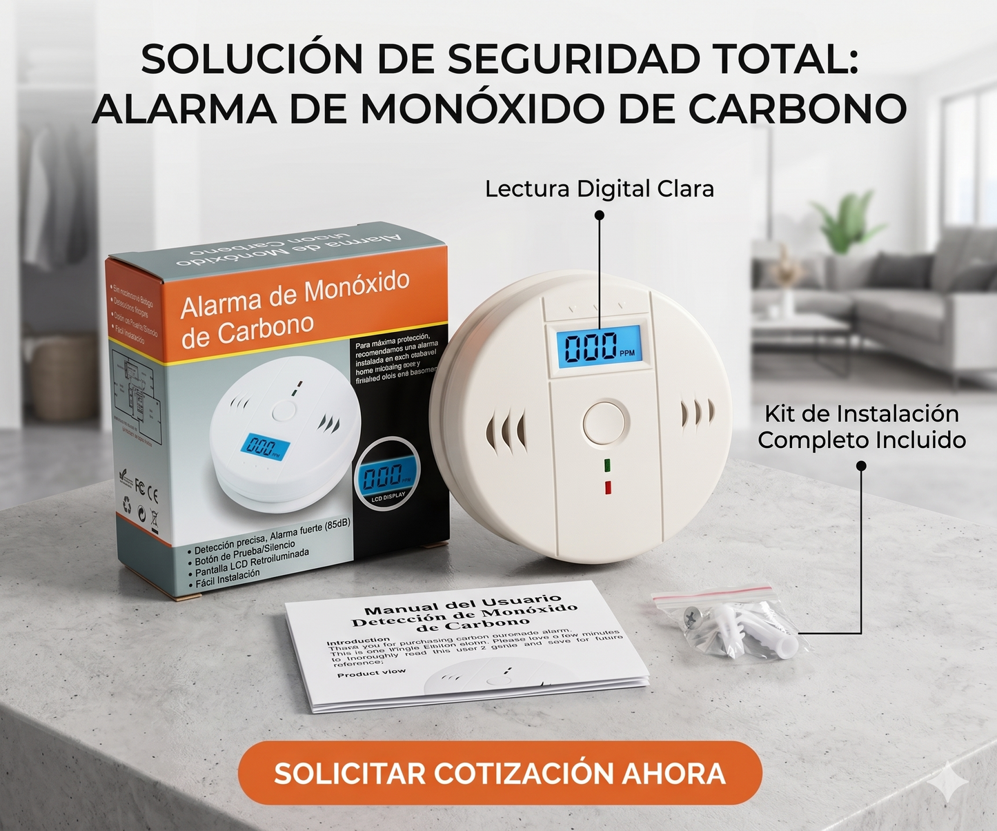 Deteector de Monoxido de Carbono