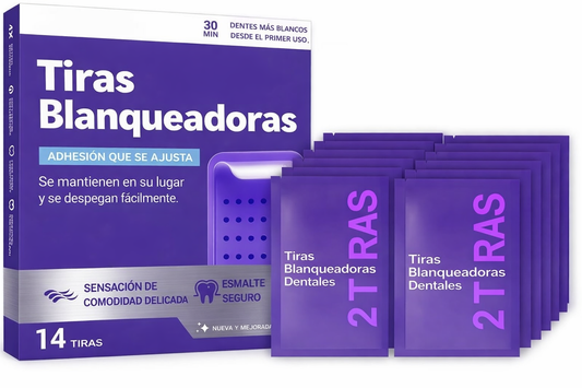 Tiras blanqueadoras de dientes