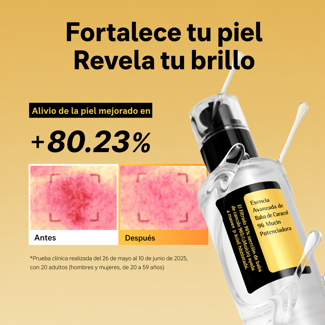 La Baba de Caracol 96% Favorita de las Celebridades