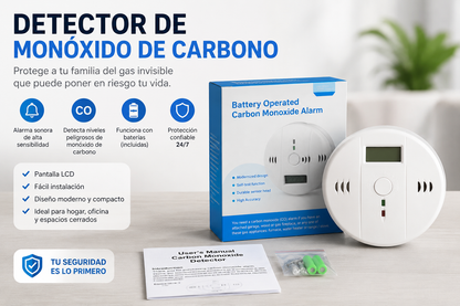 Deteector de Monoxido de Carbono